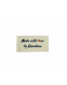Made with love by Grandma labels large flat - 16, 32 or 48 pack (four ribbon colours)