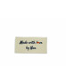 Made with love by Nan labels large flat - 16, 32 or 48 pack (four ribbon colours)