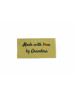 Made with love by Grandma labels large flat - 16, 32 or 48 pack (four ribbon colours)