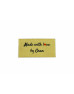 Made with love by Gran Labels large flat - 16, 32 or 48 Pack (four ribbon colours)