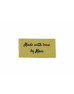 Made with love by Mom labels large flat - 16, 32 or 48 pack (four ribbon colours)