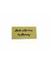 Made with love by Mammy labels large flat - 16, 32 or 48 pack (four ribbon colours)