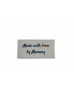 Made with love by Mummy labels large flat - 16, 32 or 48 pack (four ribbon colours)