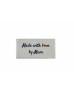 Made with love by Mum labels large flat - 16, 32 or 48 pack (four ribbon colours)