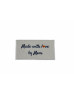 Made with love by Mom labels large flat - 16, 32 or 48 pack (four ribbon colours)