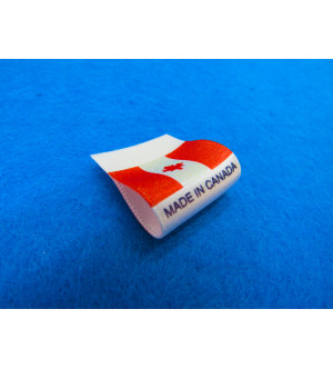 Made in Canada Flag Labels