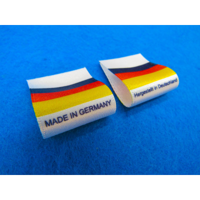 Made in Germany/Hergestellt in Deutschland Flag Labels