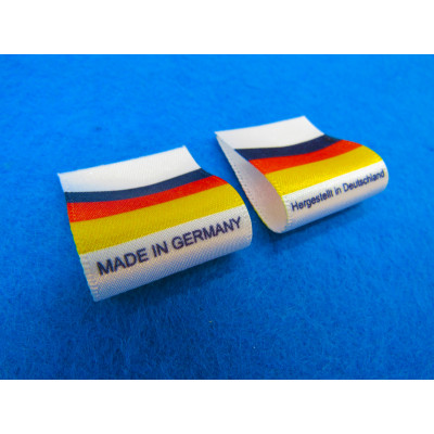 Made in Germany/Hergestellt in Deutschland Flag Labels