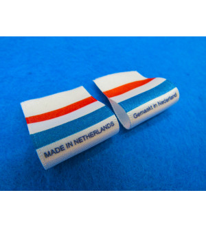 Made in Netherlands/Gemaakt in Nederland Flag Labels