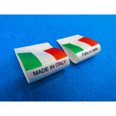 Made in Italy/Fatto in Italia Flag Labels