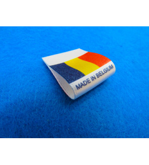 Made in Belgium Flag Labels