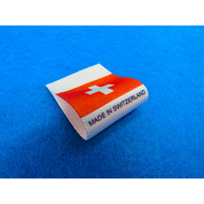 Made in Switzerland Flag Labels