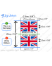 Made in England/St George Flag Labels