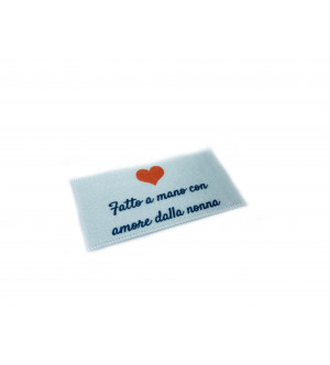 Fatto a mano con amore dalle etichette della nonna - 16, 32 or 48 pack (four ribbon colours)