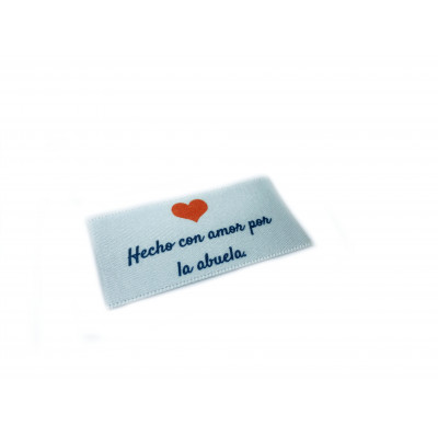 Hecho con amor por las etiquetas de la abuela - 16, 32 or 48 pack (four ribbon colours)