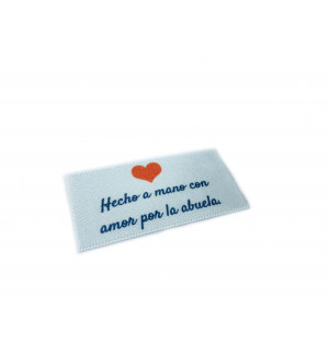 Hecho a mano con amor por las etiquetas de la abuela - 16, 32 or 48 pack (four ribbon colours)