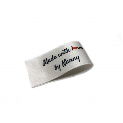 Made with love by Nanny labels large fold - 16, 32 or 48 pack