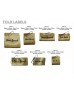 Gold Custom Fabric Labels - New Design