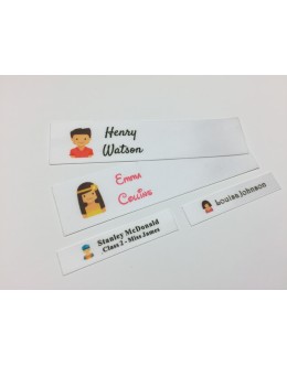 Children's Avatar Motifs Collection Name Labels