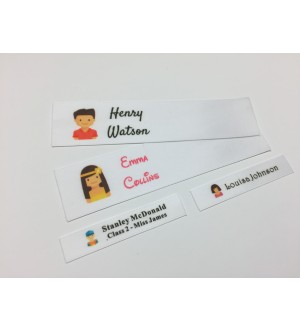 Children's Avatar Motifs Collection Name Labels