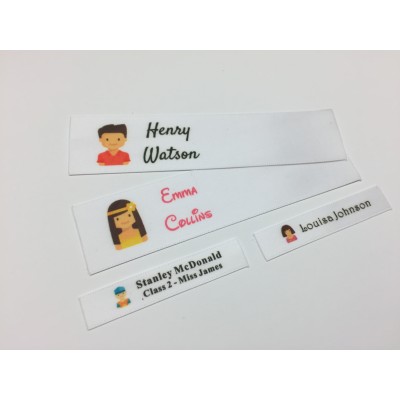 Children's Avatar Motifs Collection Name Labels