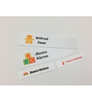 Children's Toys Motifs Collection Name Labels