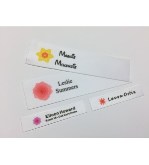 Flower Motifs Collection Name Labels