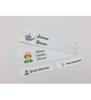 Gardening Motifs Collection Name Labels