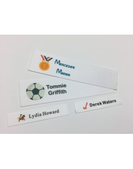 Sports Motifs Collection Name Labels