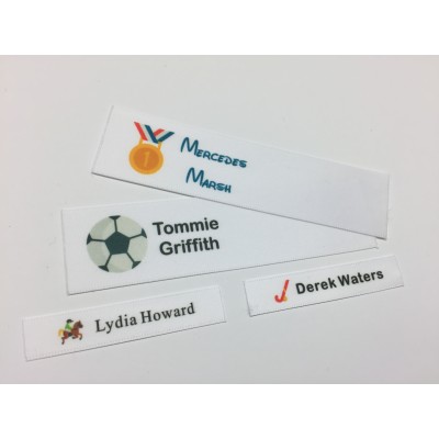 Sports Motifs Collection Name Labels