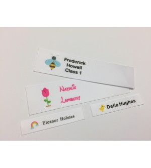 Spring and Easter Motifs Collection Name Labels