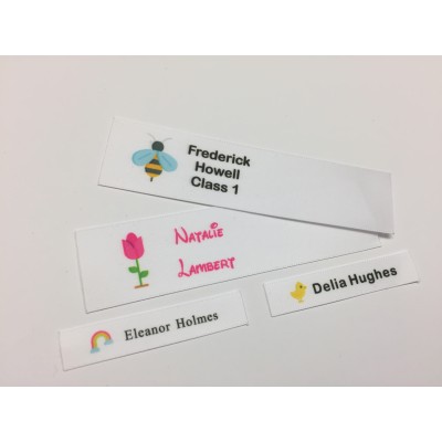 Spring and Easter Motifs Collection Name Labels
