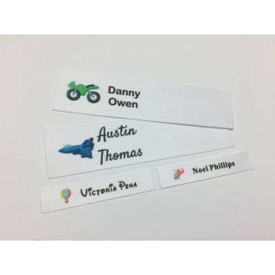 Cars, Planes, Trains & Motorcycle Motifs Collection Name Labels