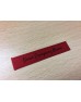 10mm & 25mm Scarlet Red Name Labels