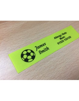 10mm & 25mm Lime Name Labels