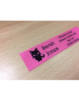 10mm & 25mm Pink Name Labels