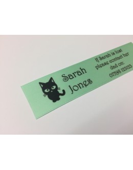 10mm & 25mm Eau De Nll (light green) Name Labels