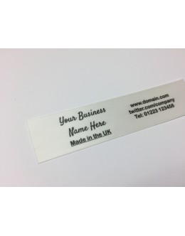 10mm & 25mm Bridal Name Labels