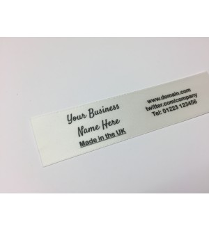 10mm & 25mm Bridal Name Labels