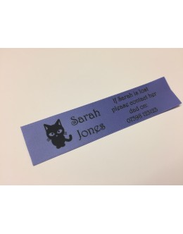 10mm & 25mm Purple Name Labels