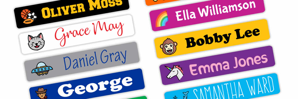 Personalised Name Stickers